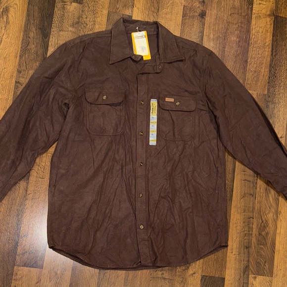 Carhartt Other - NWT Carhartt men’s brown button down shirt (size XL)